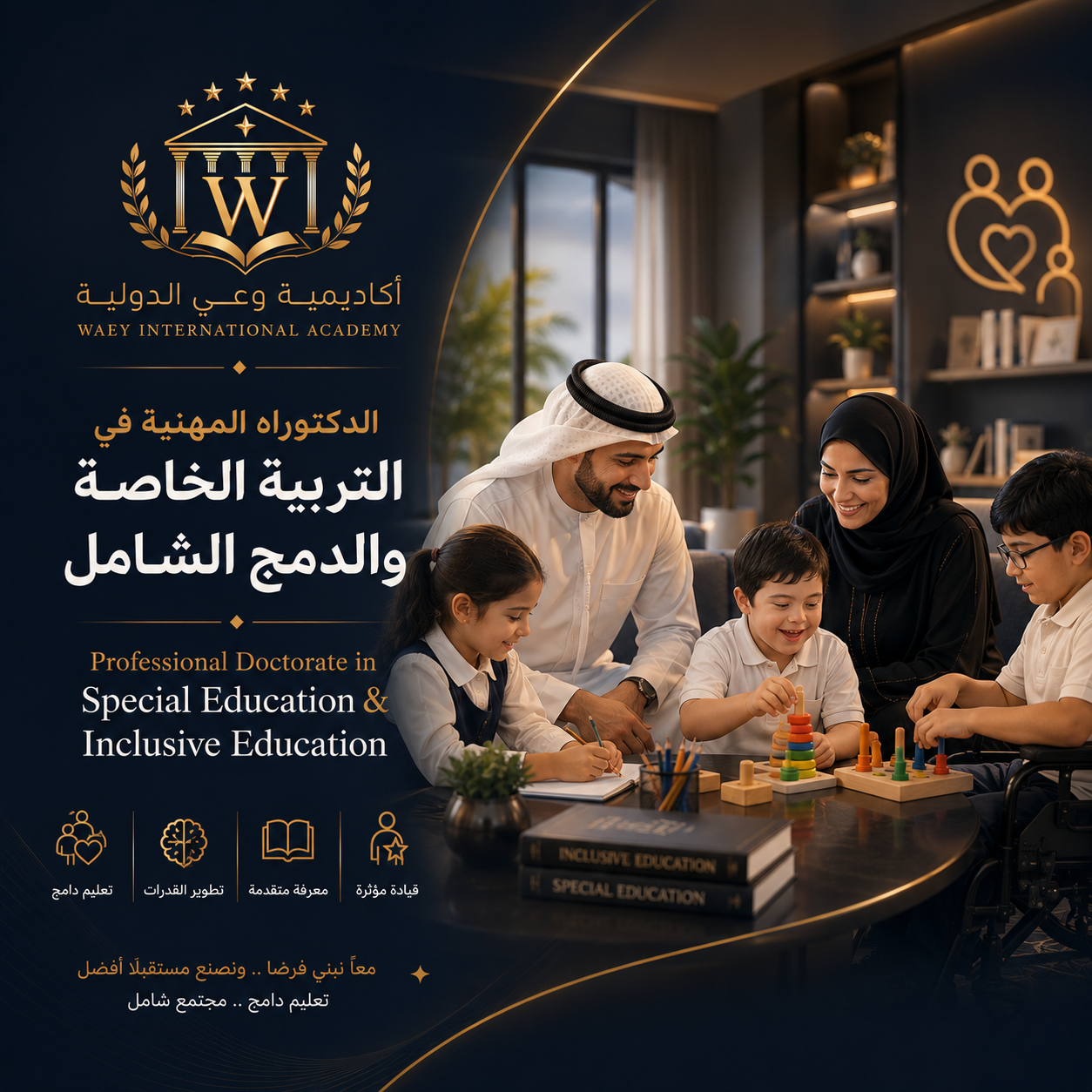 الدكتوراه المهنية في التربية الخاصة والدمج الشامل 2026