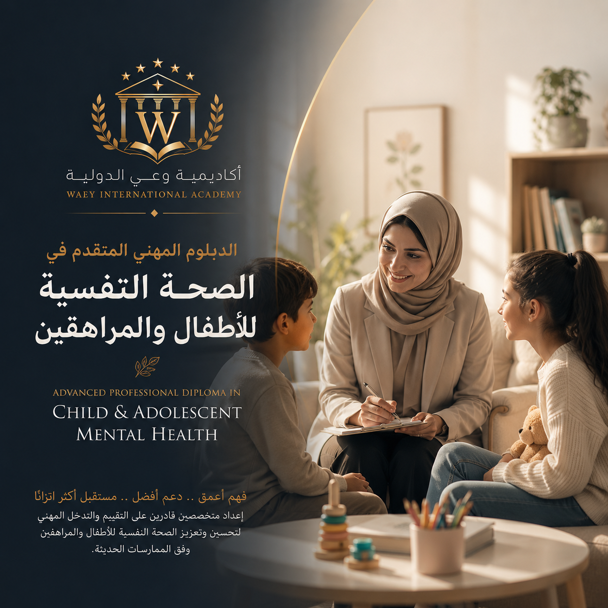 الدبلوم المهني المتقدم في الصحة النفسية للأطفال والمراهقين الدبلوم المهني المتقدم في الصحة النفسية للأطفال والمراهقين