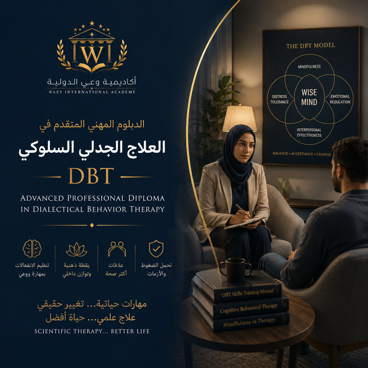 الدبلوم المهني المتقدم في العلاج الجدلي السلوكي DBT